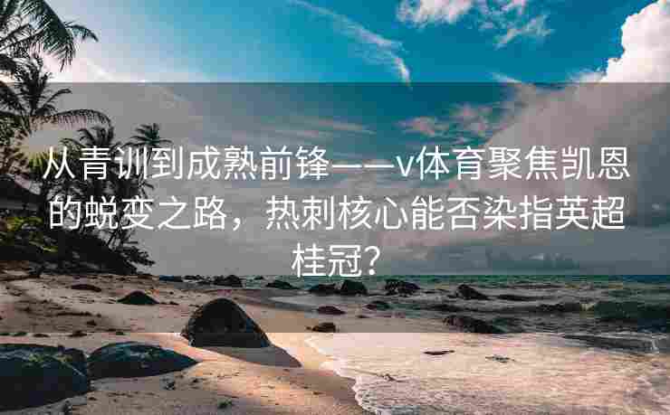 从青训到成熟前锋——v体育聚焦凯恩的蜕变之路，热刺核心能否染指英超桂冠？